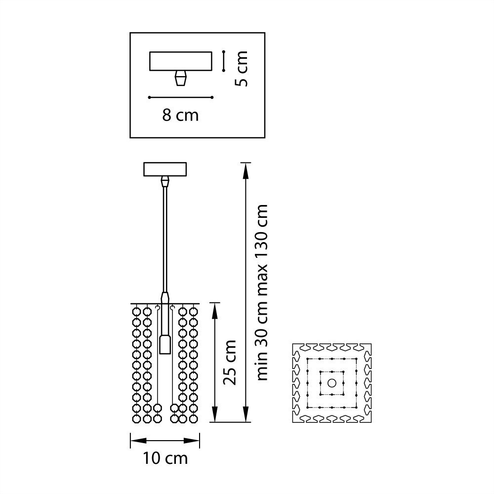 Lightstar (9957/1.9) Подвес CRISTALLO 1х40W G9 ХРОМ (в комплекте) Lightstar (9957/1.9) Подвес CRISTALLO 1х40W G9 ХРОМ (в комплекте)